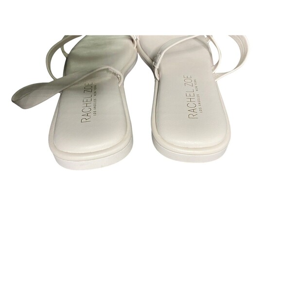 Rachel Zoe White Strappy Square Toe Slip On - Picture 5 of 7